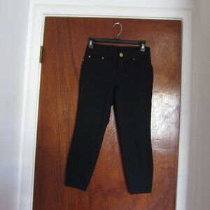 INC International Concepts Black Cropped Pants Sz 2PS Petite